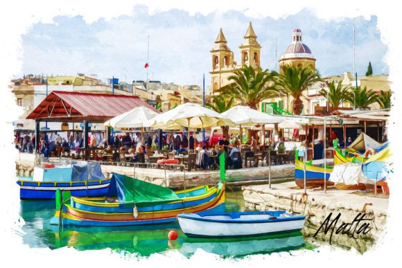 Malta Watercolor Poster: A Designer’s Honest Review