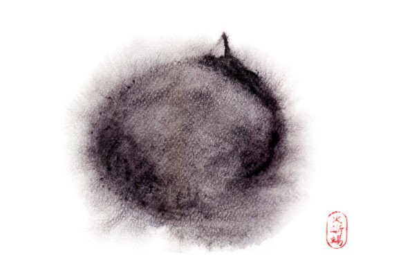 Sleeping Cat Watercolor Zen Illustration Review