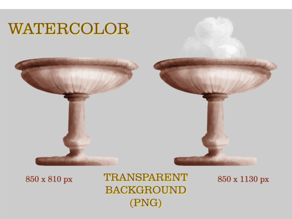 Vintage Watercolor Roman Fountain: A Designer’s Honest Take