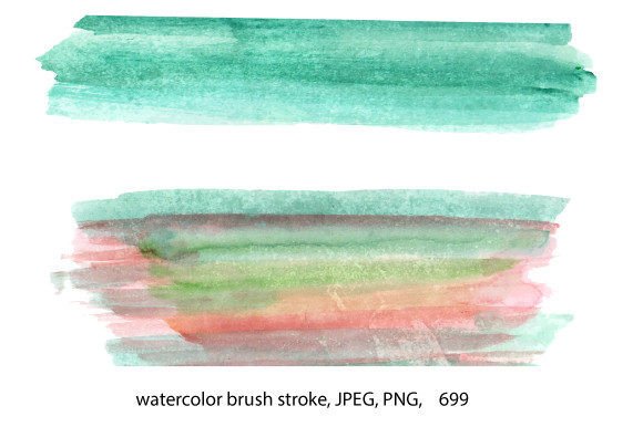 Watercolor Brush Stroke Bundle 699 Review